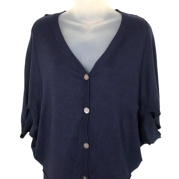Marni Navy Blue Extra Long Cardigan Size L (40) - Picture 3 of 8